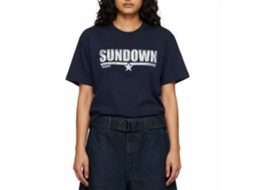Rockinstone Top Gun Movie Sundown Navy Adult T-shirt Size:xxxl