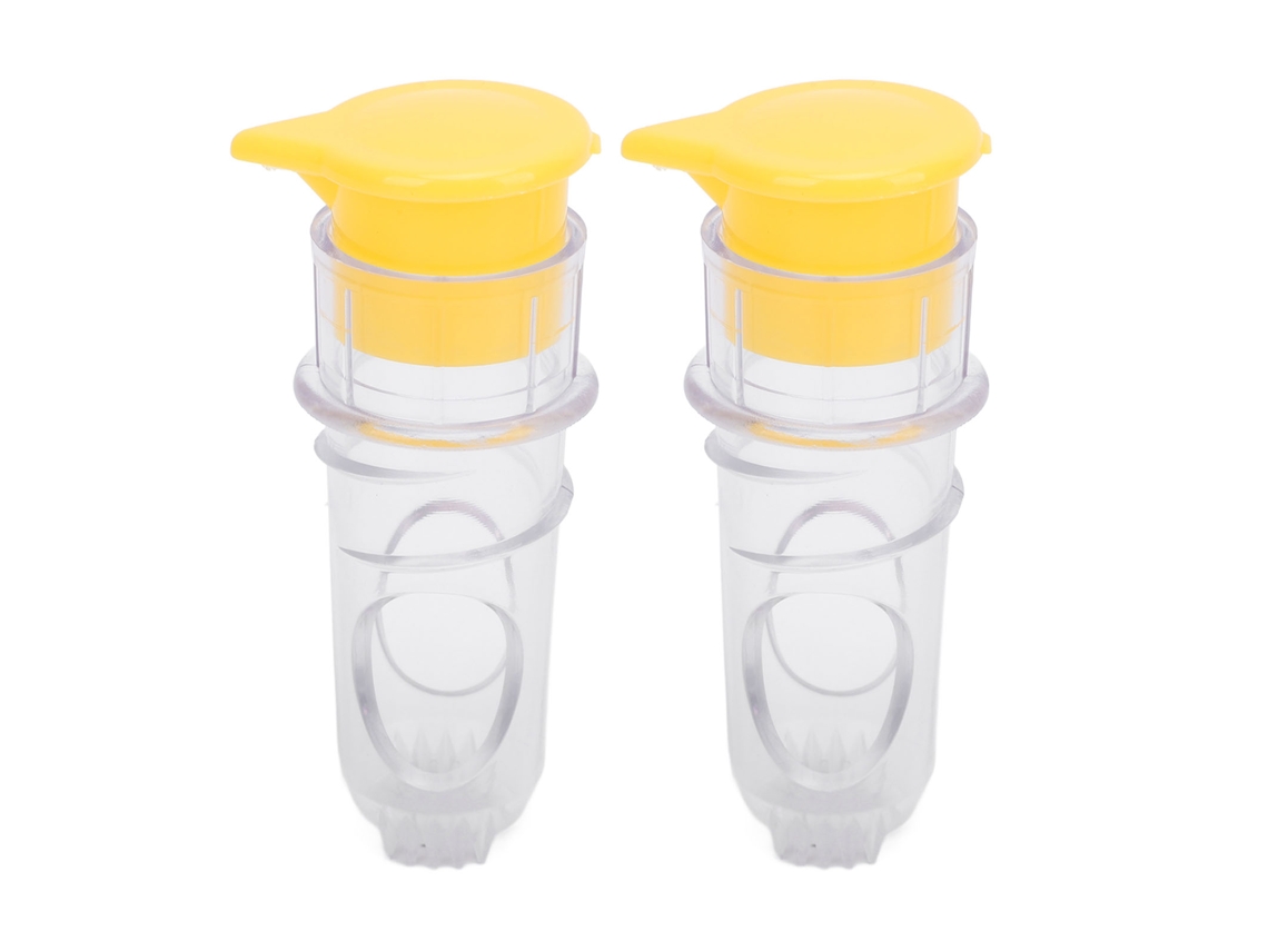 2pcs Espremedor De Limão Portátil Pp Abs Portátil Economia De Trabalho Manual Espremedor De Limão Para Limões Cítricos