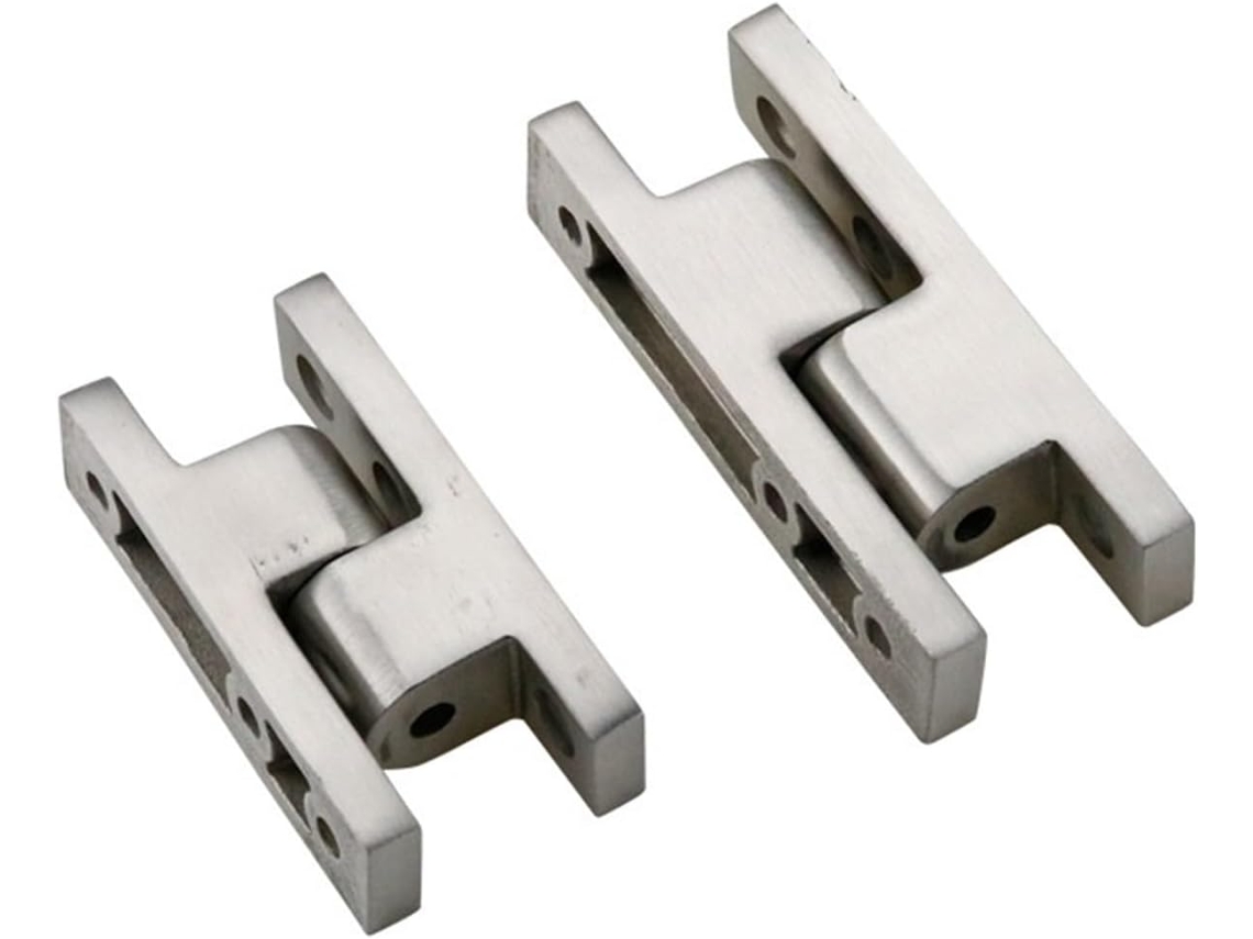 Dobradiça Reforçada E Removível Em Aço Inoxidável Para Porta De Armário Elétrico Industrial, 1 Peça 125x25mm