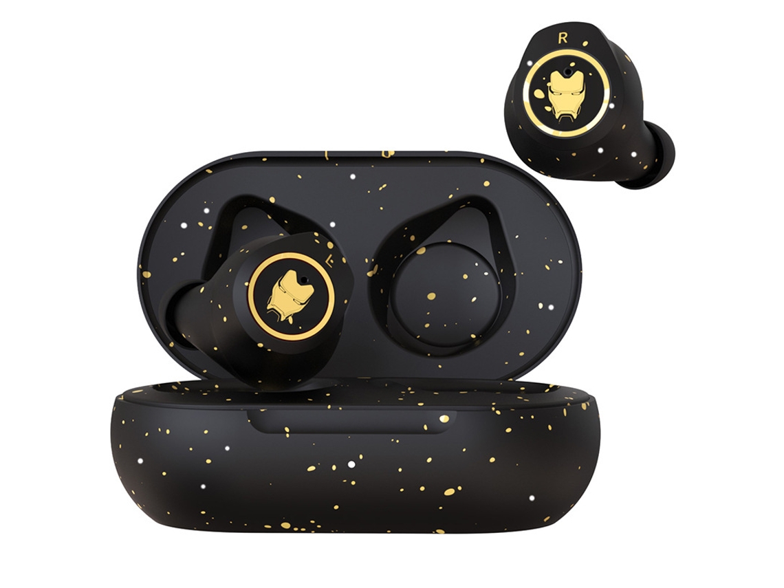 Auriculares Bluetooth True Wireless SENLIN Marvel Iron ManMhs611 com Cancelamento de Ruído