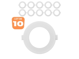 Conjunto de 10 Leds Redondos Extras 6W 4000K Ø128Mm Ip40 BRAYTRON