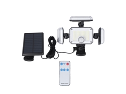 Luz Solar Com Sensor 4 Cabeças 7700k 8w Ip65