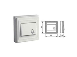 Pulsador plano c/campana 6a r1603