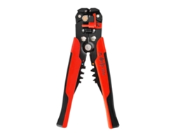Descascador de Fio de Cabo de 8 Polegadas Alicate Automático para Descascar Fio Ferramenta de Fixação de Fio Crimpadores de Cabo de Isolamen Vermelho