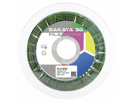 Sakata 3D Bobina de Filamento PLA 3D850 1.75mm Militar Tone 2 1Kg