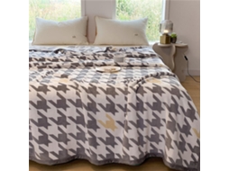 Manta de Flanela Estampada Fansu Microfibra Grossa Quente Fofa e Macia para Outono Inverno Colcha Quarto Sofá