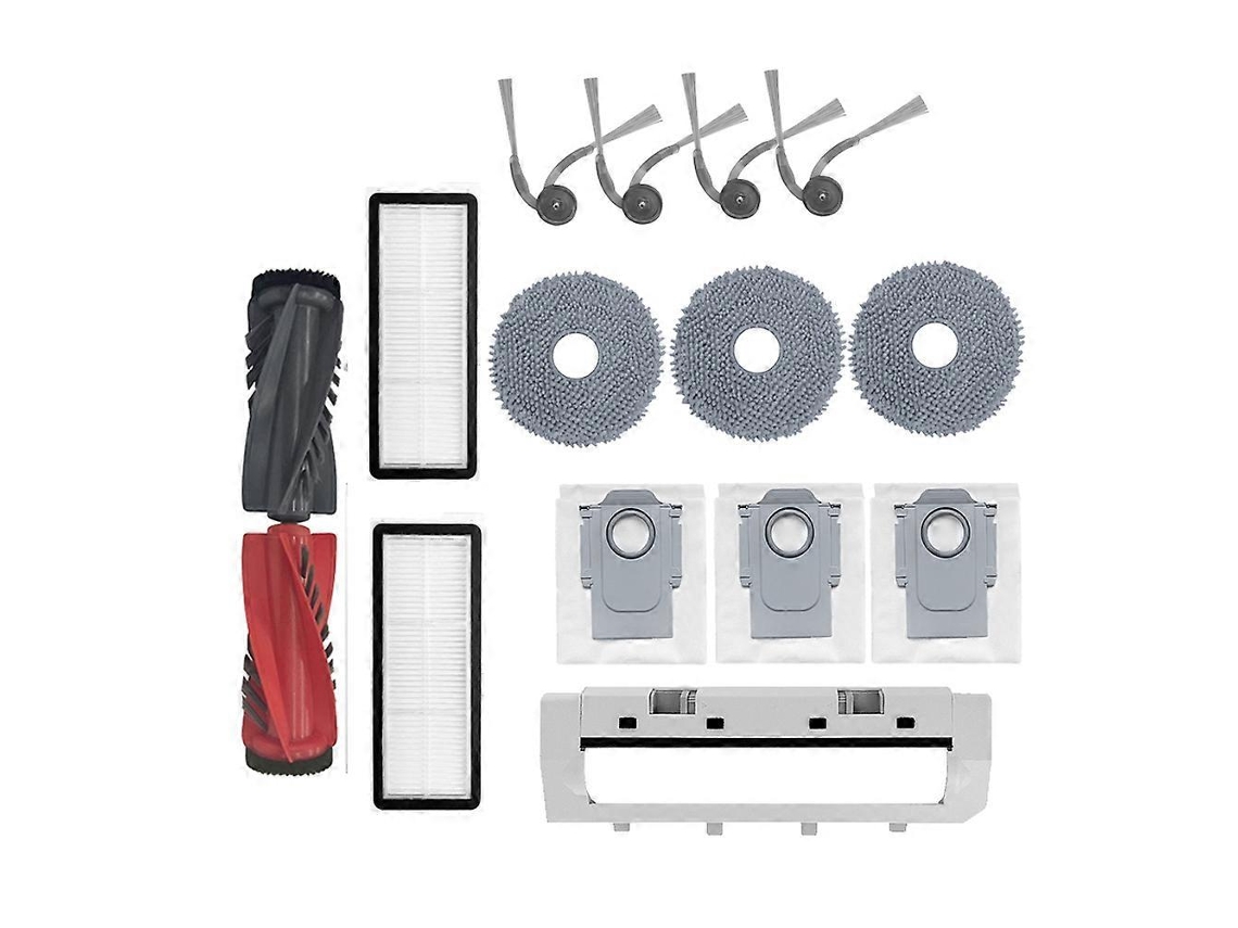 Acessórios Para Aspirador De Pó Roborock Qrevo 5ae/qrevo C/qrevo Edgec: Escova Rotativa, Saco De Pó, Escova Lateral, Pano De Limpeza E Filtro._ozo