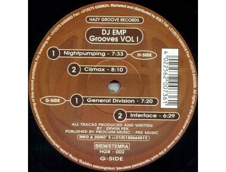 Vinil Emp Grooves Vol 1 Hazy Groove Records