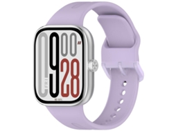 Bracelete para Redmi Watch 6 / 5 / 4 XIAOMOYU em silicone sólido com liberação rápida roxa