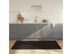 Vidaxl Tapete Retangular 100x200 Cm Bambu Castanho-escuro