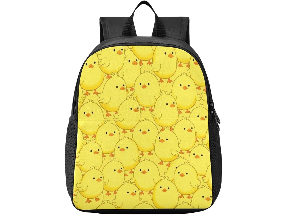 Mochila Infantil Impermeável Kll, Pintinho Amarelo