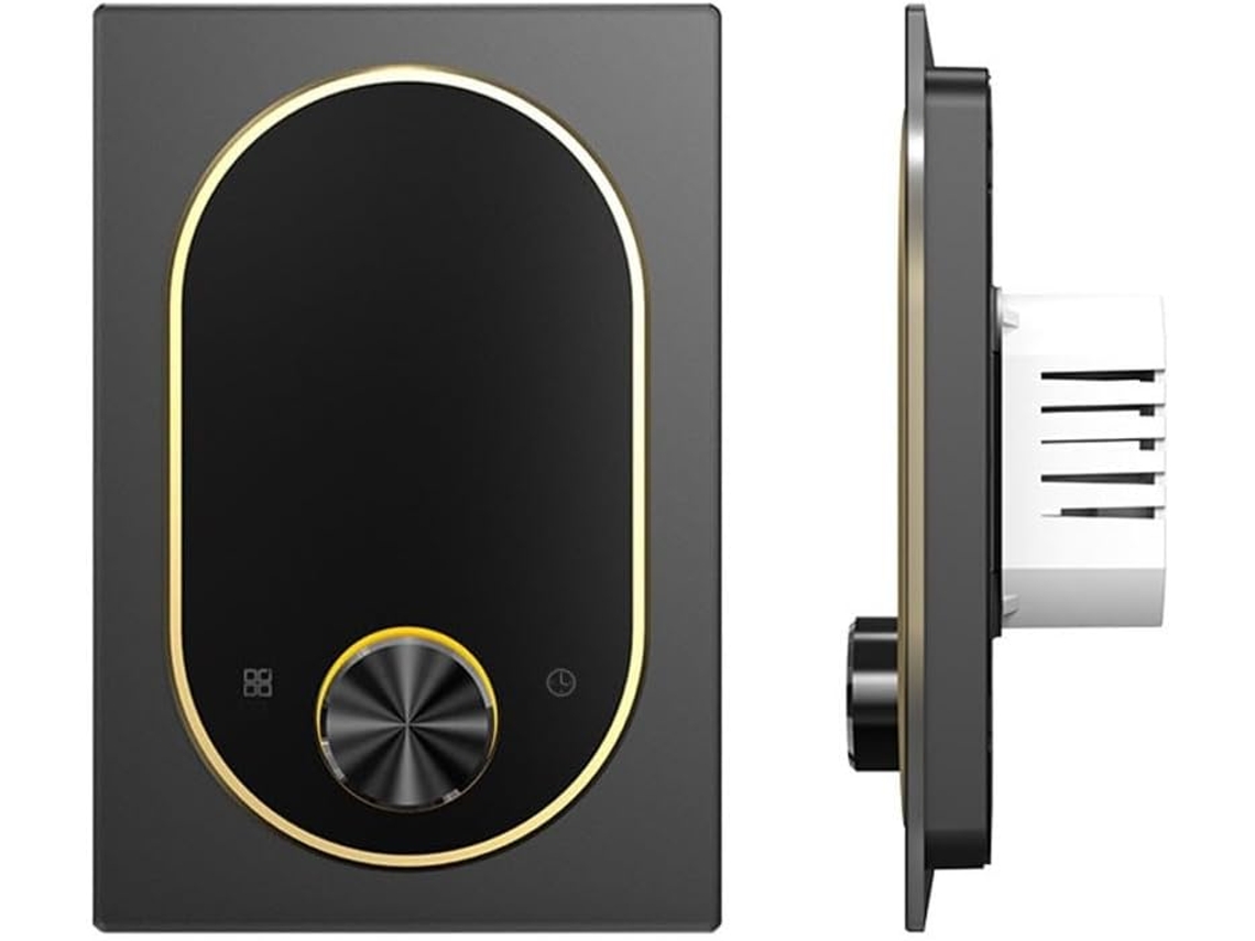 Painel De Termostato Inteligente Wifi 16a Para Sistemas Sauna E Aquecimento Piso Radiante Com