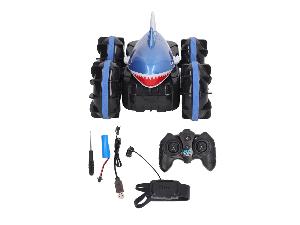 Mali carrinho de Controle Remoto Anfíbio 2.4ghz Carro Stunt para Água Praia Areia Brinquedo Infantil