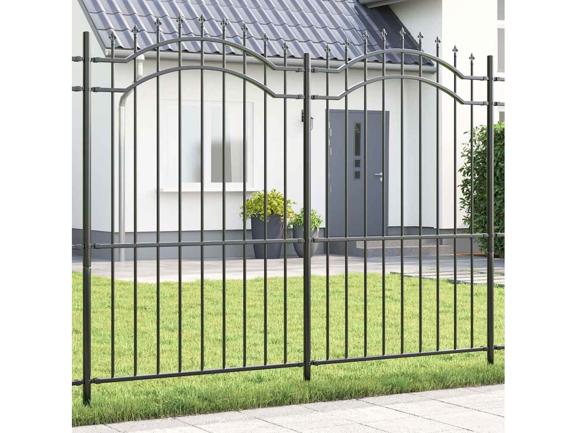 Vidaxl Cerca Para Jardim Woerden Cinzeto 240 X 215 Cm