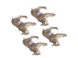 Primerox figurinha de Animal Lince Pvc Modelo Realista Brinquedo Educativo Coleção Presente para Crianças
