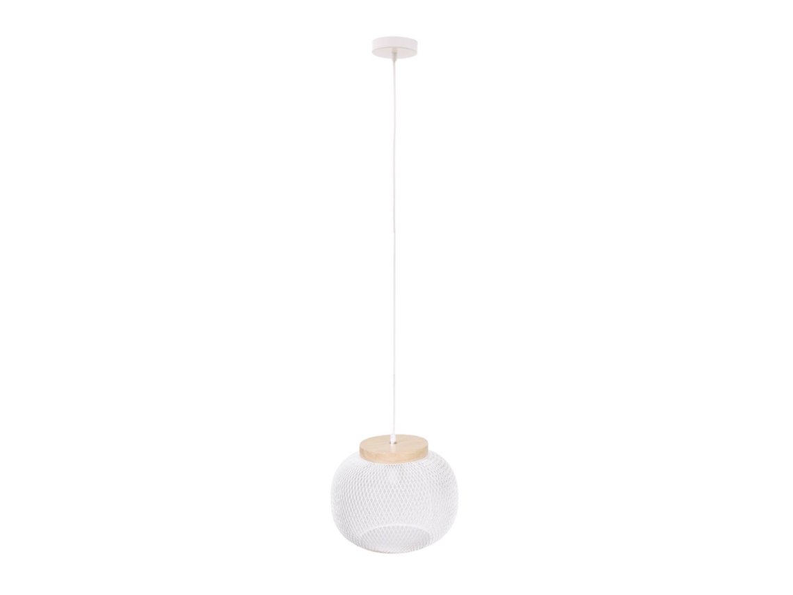 Candeeiro De Teto Metal Branco Agustina Kasa