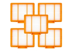 Filtros HEPA SIURN compatíveis com aspiradores Shark EZ Ai série AV2501S, AV2501AE, AV2810WA, Rv2502AE, Rv2520Aous pacote com 5