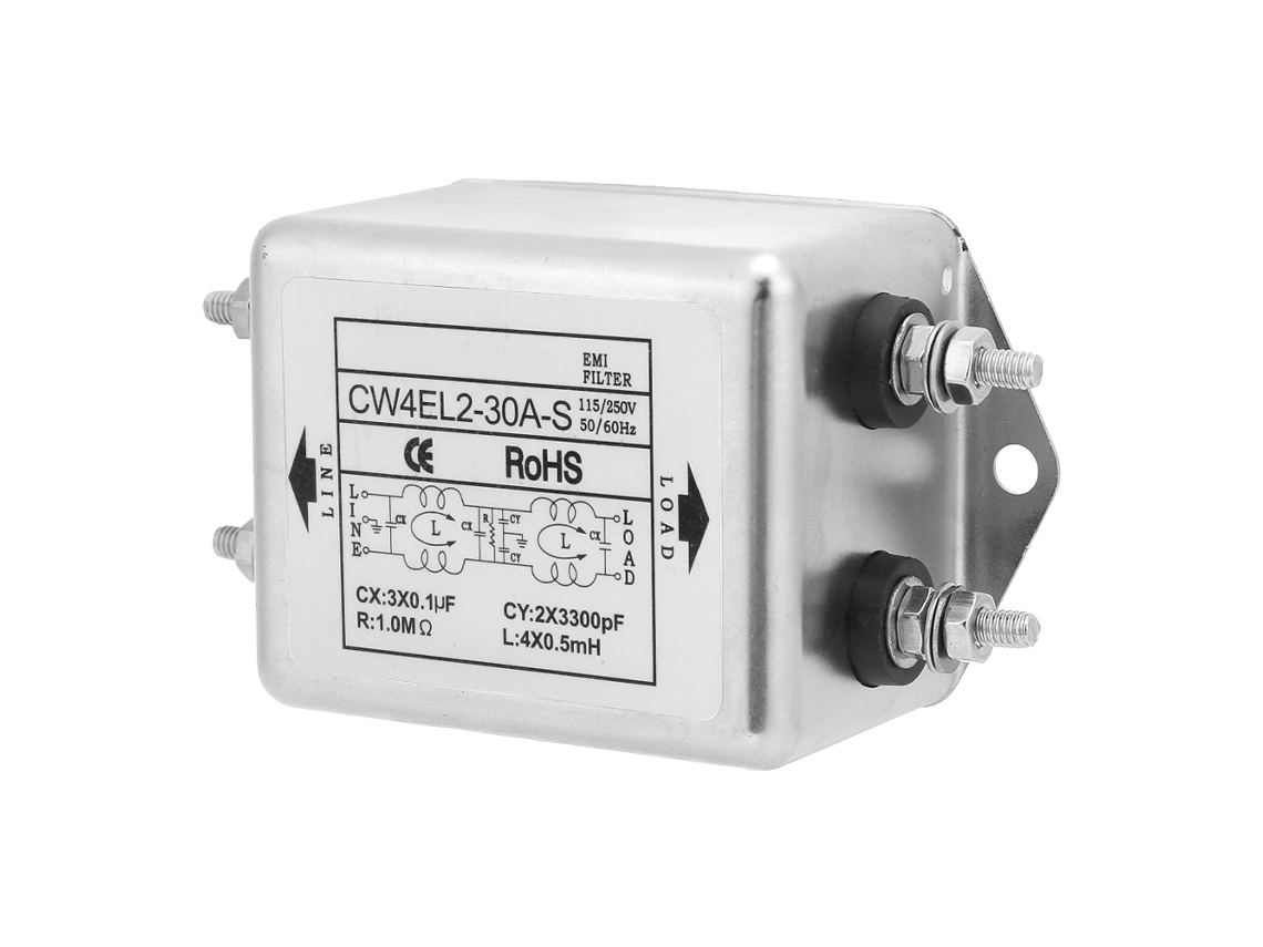 Filtro De Interferência Eletromagnética Laxiscreed Para Alimentação Monofásica 115v/250v 50/60hz