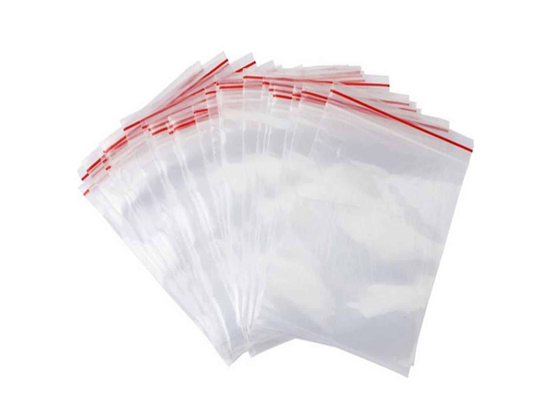 Pacote Com 300 Sacos Ziplock De 4x6cm