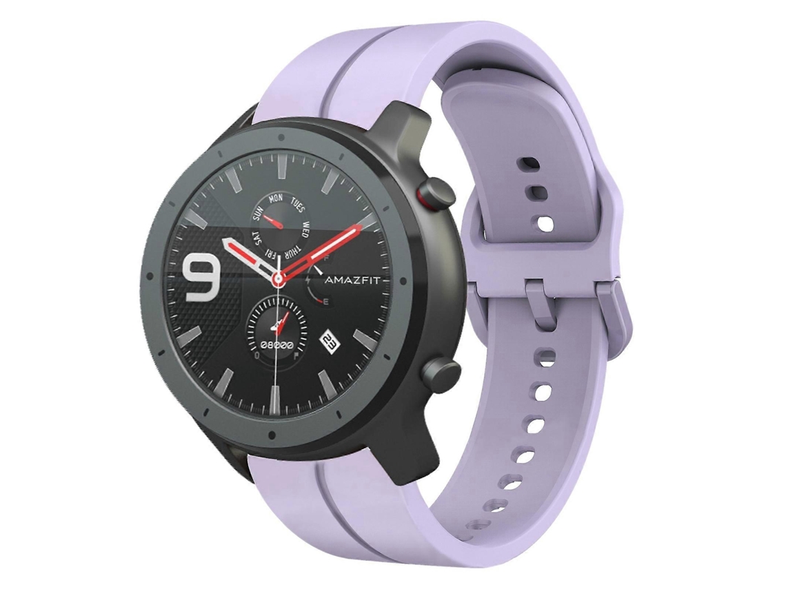 Pulseira De Silicone Com Laço De 47 Mm E 22 Mm Para Amazfit Gtr