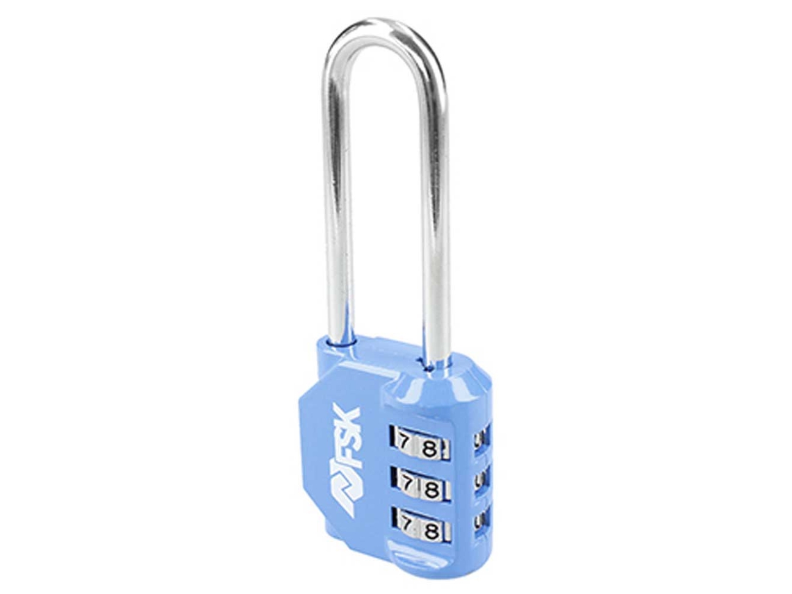Cadeado FERRESTOCK Combinado fskcan329bl 55 mm (Azul - Tamanho Único)