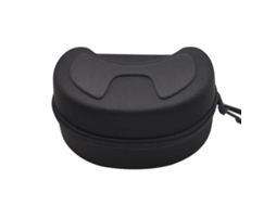 Estojo Grande para Óculos de Esqui, Resistente a Impactos, Rígido com Zíper AQUAFORGE (preto)