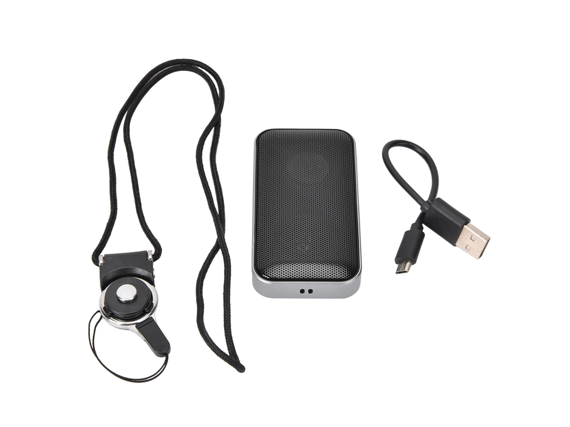 Mini Alto falante Bluetooth Portátil Aec Smart com Reprodutor de Cartão Tf e Controle de Volume Bt 209 Preto CHABERLU