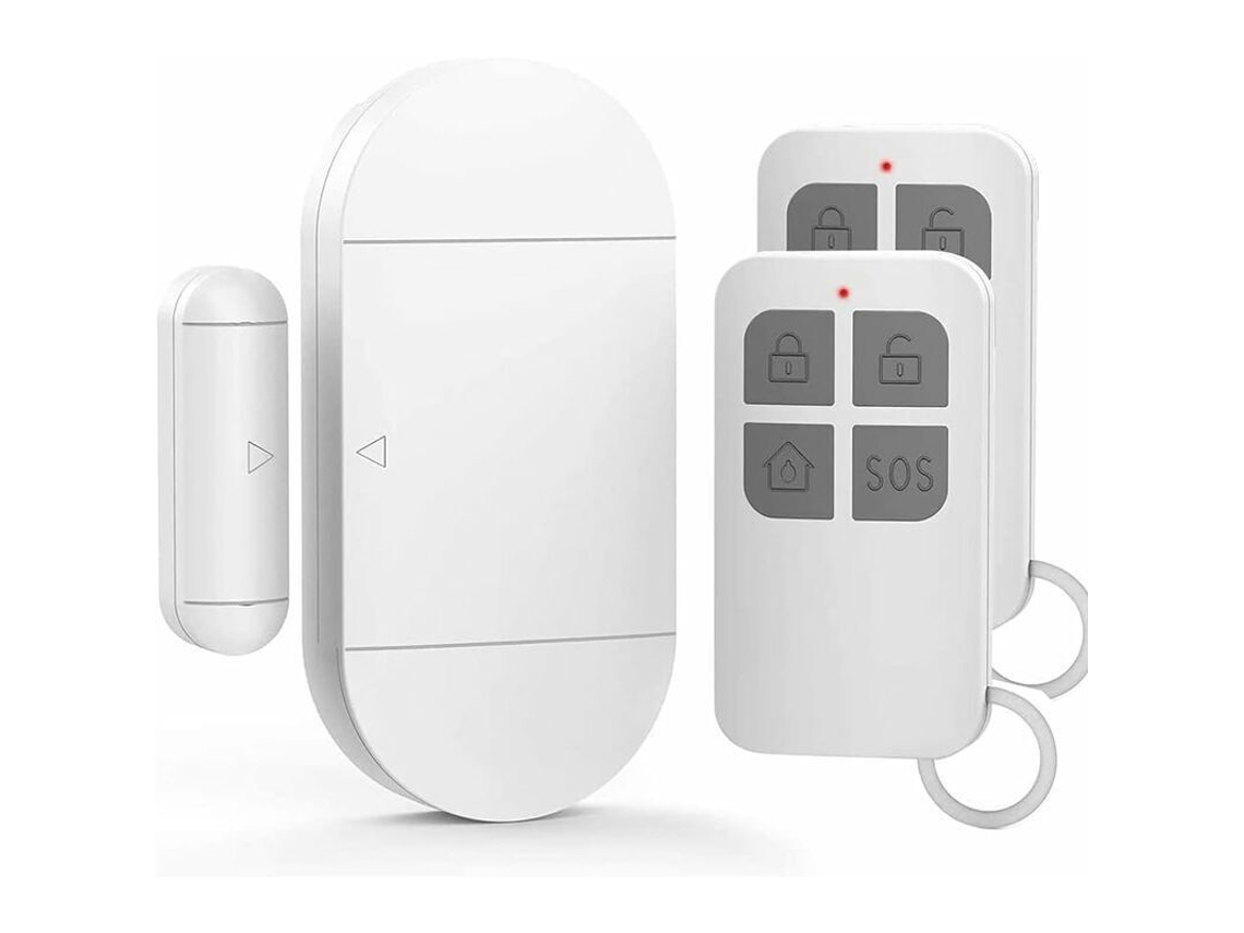 Alarme De Porta Sem Fio,detector De Abertura Com Sirene 130db,alarme Magnético Para Portas,janelas E Armários,casa E Escritório Btforus