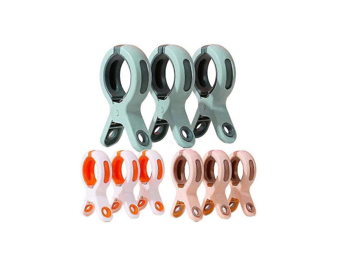 Conjunto de 15 Prendedores Roupa Resistentes Ao Vento, Ideais para Pendurar Cobertores e Outros Objetos. Reutilizáveis​​ Não Fixos BRILVIBERA