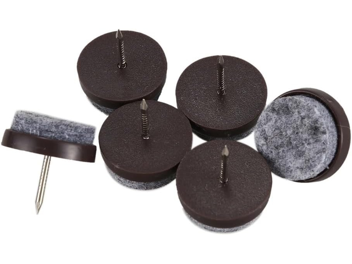 50 Protetores De Feltro Antiderrapantes Para Pés Cadeiras, 22 Mm, Uso