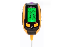 Medidor De Ph Do Solo 4 Em 1 Digital Para Umidade, Temperatura E Teste De Plantas Em Vasos, Jardins E Gramados