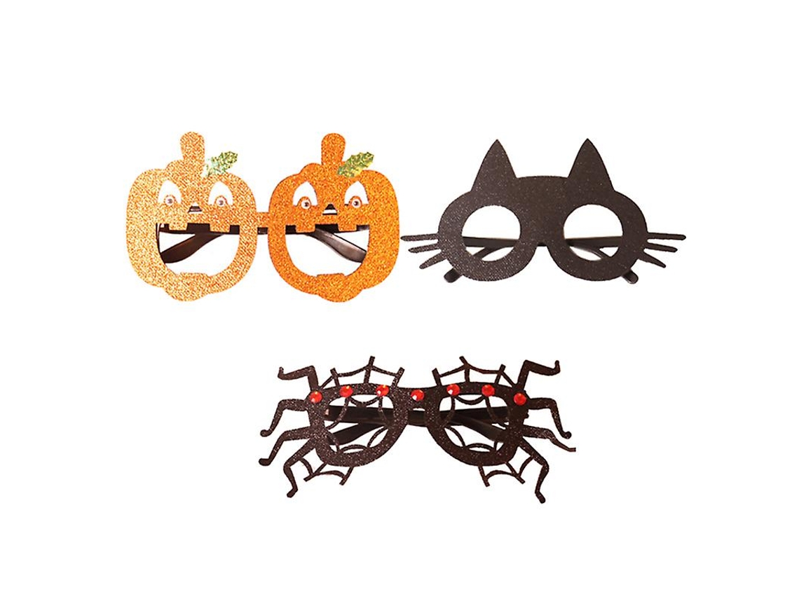 3 Peças De Óculos De Halloween Para Decoração De Halloween Allinless