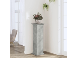 Vidaxl Suporte P/ Plantas 33x33x100 Cm Derivados Madeira Cinza Cimento