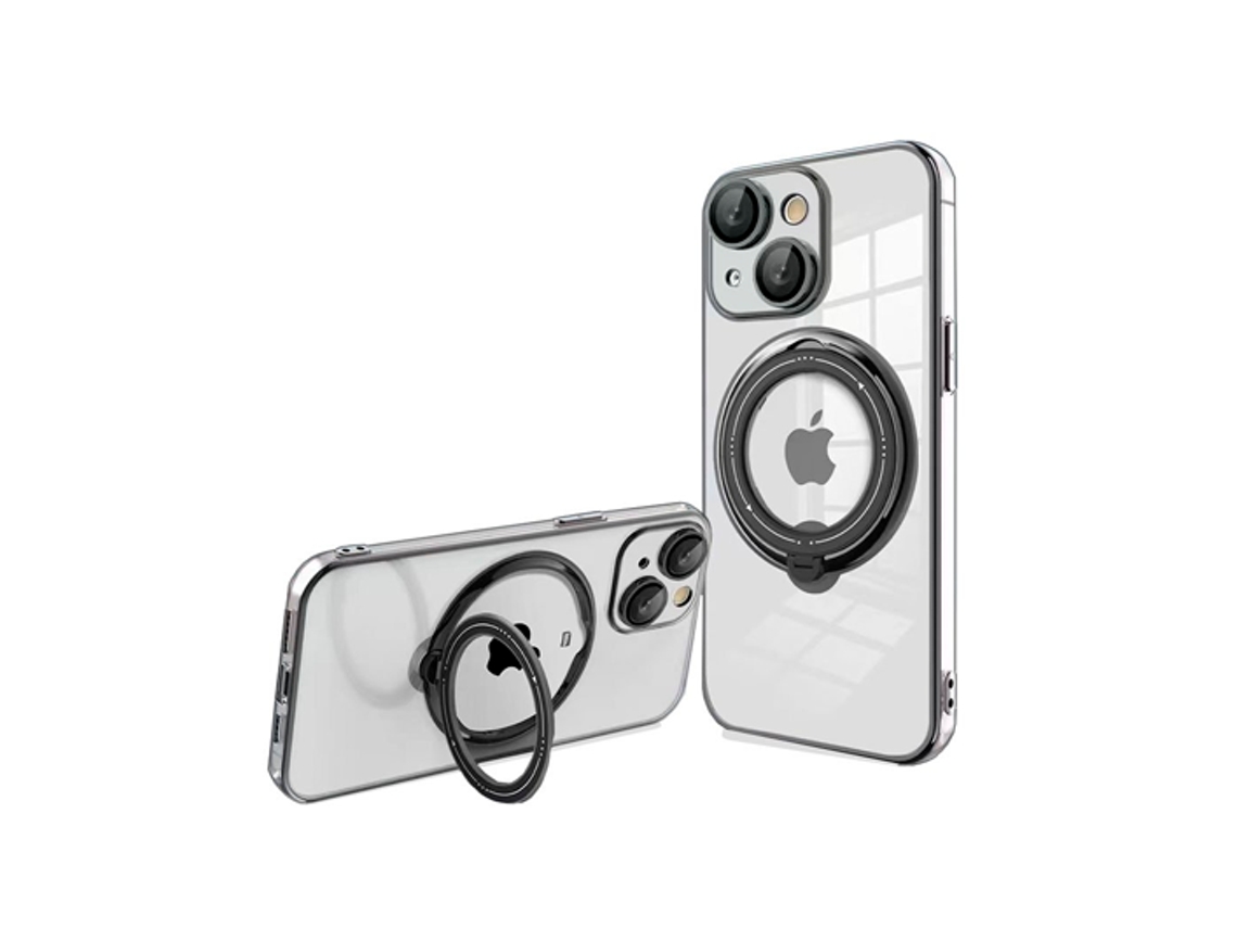 Capa COOL iPhone 15 Plus Magnética com Anel Preta COOL Acessórios