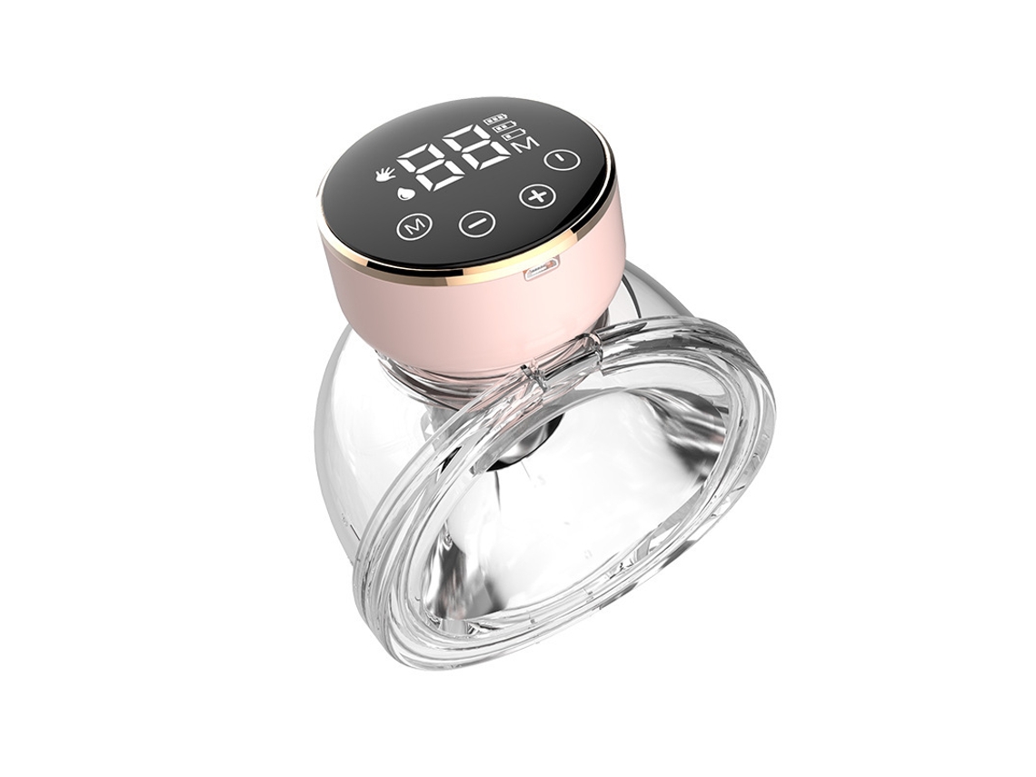 Bomba De Leite Elétrica Portátil Sem Bpa, 3 Modos, Visor De 9 Níveis, Silenciosa, Bomba De Leite Recarregável Zeuxo