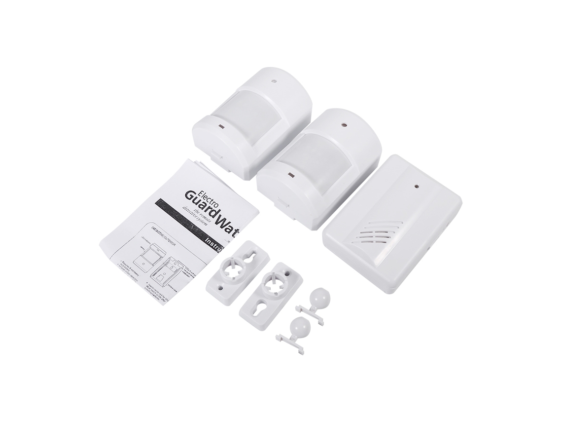 Sistema de Alarme Primerox Sem Fio com Sensor de Movimento e Campainha