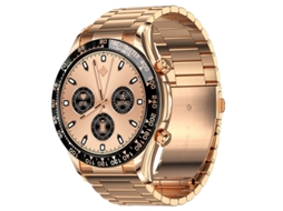 Smartwatch YIZHOOD Te162 Rastreador de Fitness Nfc À Prova de Água Chamadas Bluetooth Ouro