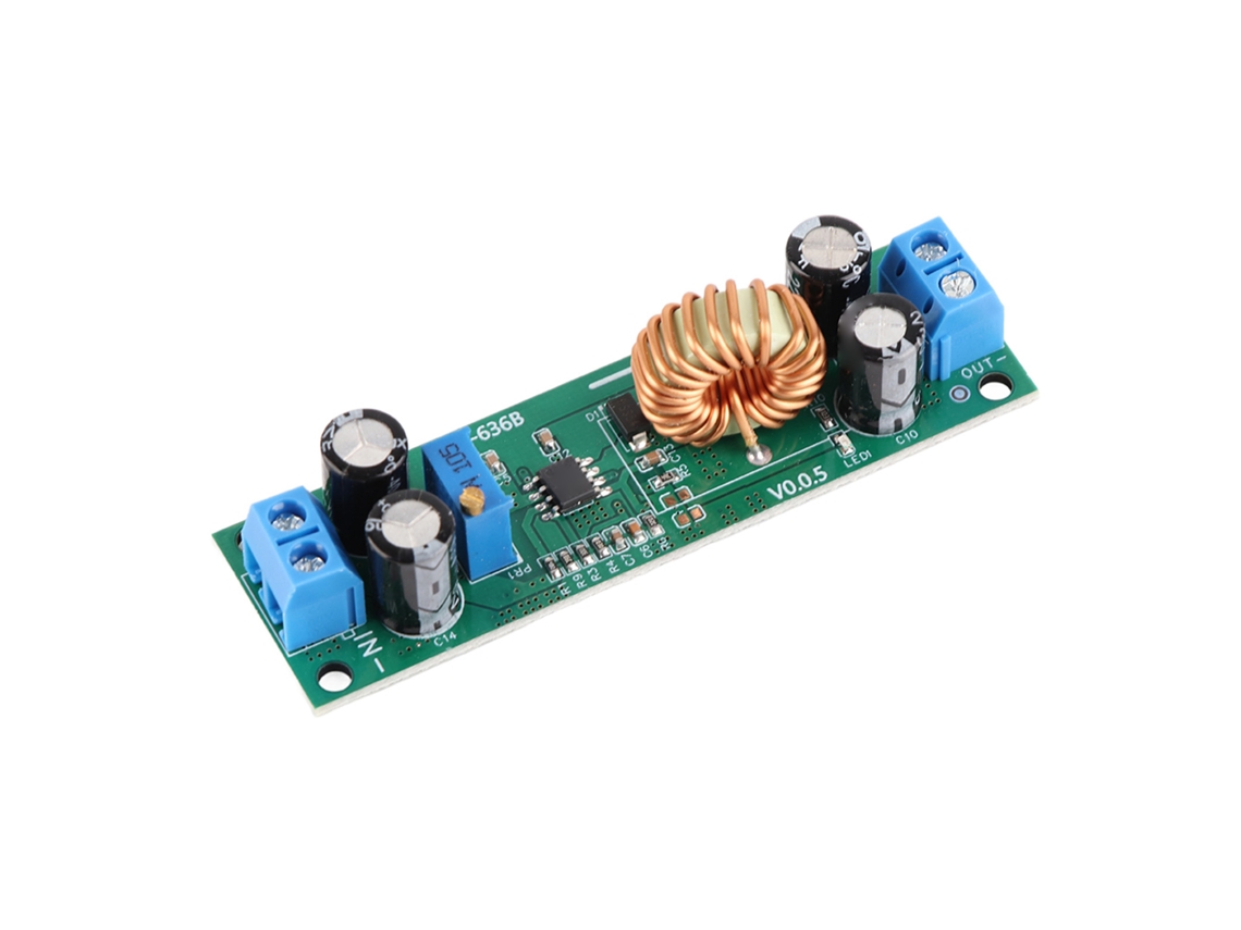 Fonte de Alimentação DC-DC Step Down ajustável de 6.5V a 60V para 3.3V a 40V 5A