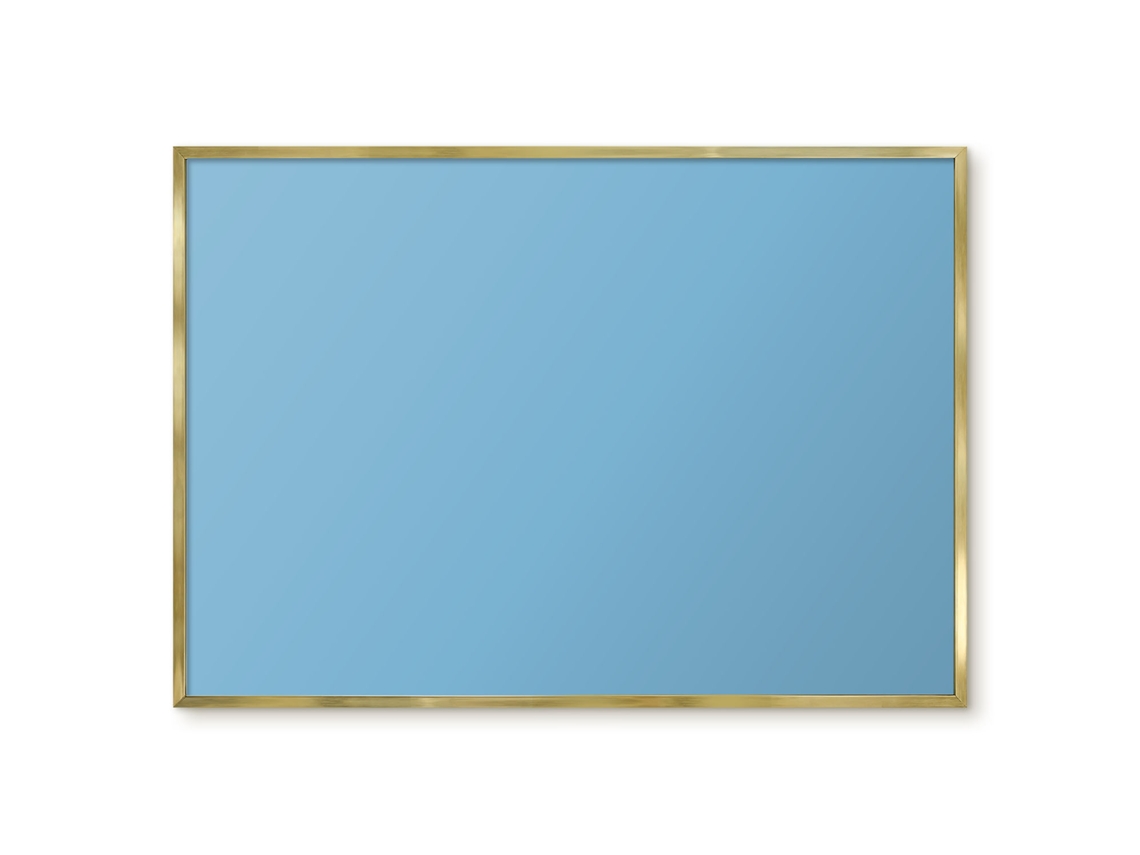 Magnetic Board Pastel Navy Blue For The Living Room Espelharte (100x70 Cm)