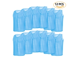 Camisetas de Treino para Crianças Colete Mesh Respirável 12 unidades S/MARCA
