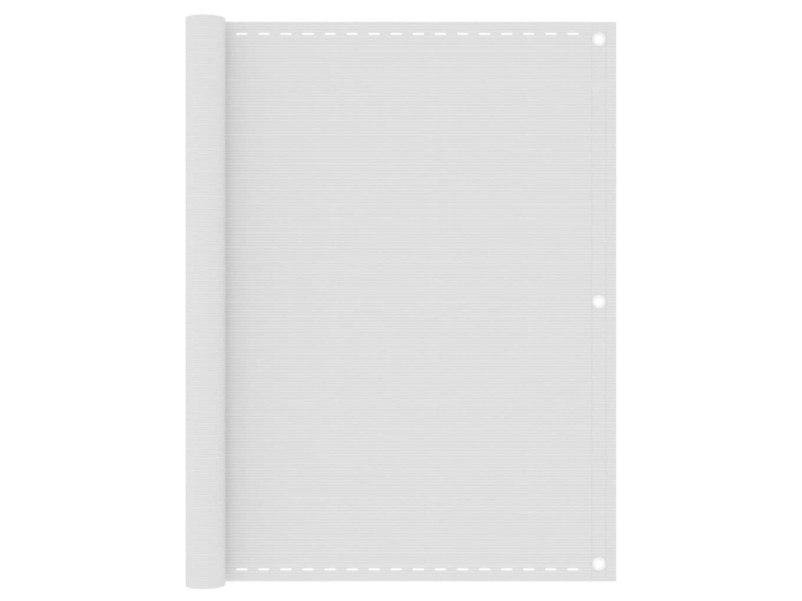Vidaxl Tela De Varanda 120x300 Cm Pead Branco