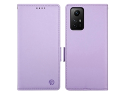 Capa De Couro Com Fecho Magnético Df-010 Para Xiaomi Redmi Note 12s 4g