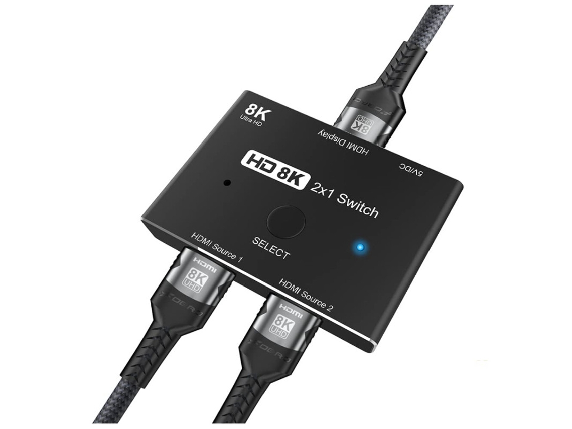 Alta Velocidade 8K Uhd 2 em 1 Saída Hdmi YIZHOOD Inf140 Preto