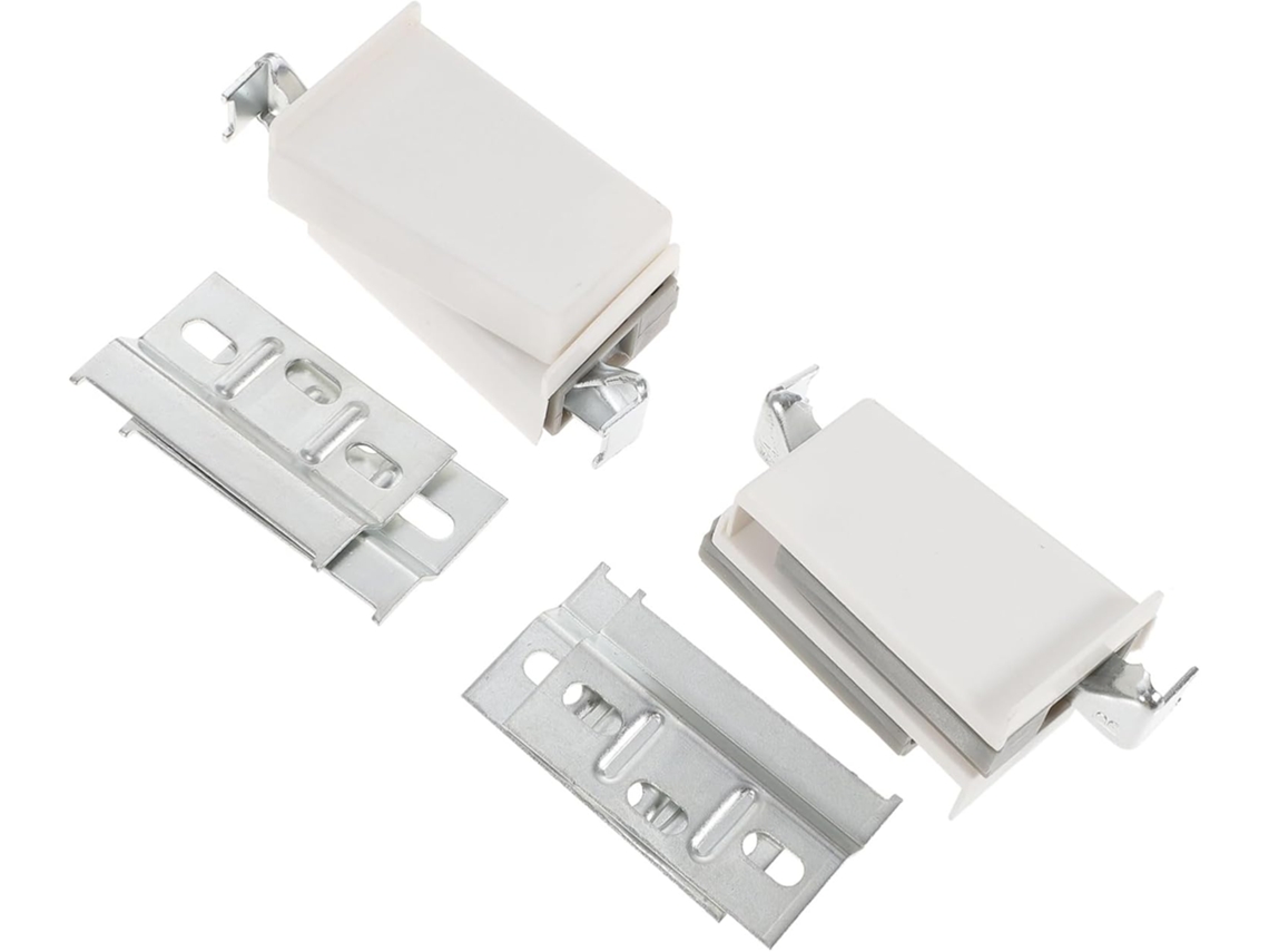 Conjunto De 4 Dobradiças Substituição Para Armários Em Abs E Ferro,