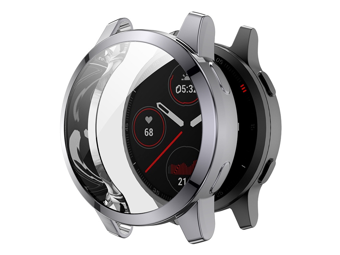Capa De Silicone Para (garmin Venu 2s/vivoactive 4s) 40mm Cinza Hexinyigjly