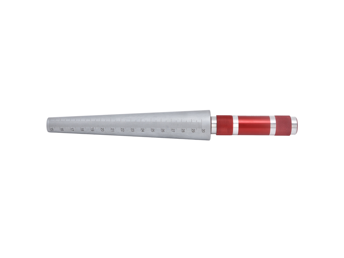 Laxiscreed Paquímetro De Aço Inox Para Diâmetros Internos De 15 A 30mm Com Ponta Cônica