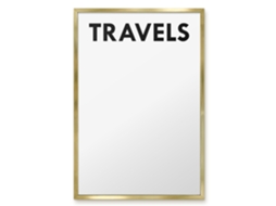 Magnetic Board Travels For The Living Room Espelharte (40x60 Cm)