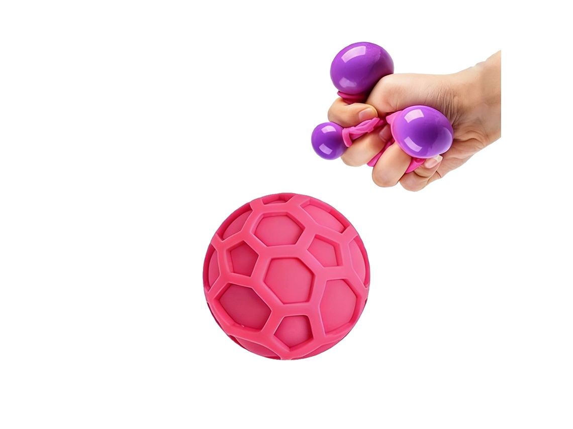 Bola Squeeze Rosa Borracha Infantil