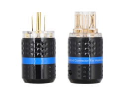 Conector De Áudio Ca E Plug De Energia Com Cobre Puro E Recobrimento De Ouro 24k Monosaudio Other