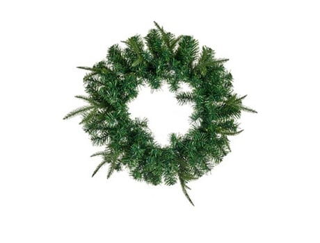 Coroa de Natal Verde (45 X 15 X 45 Cm) (45 X 6 X .